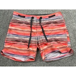 Prana Swim Trunks Mens Large Bathing Suit Surf Beach Pool Vacation Shorts Bottom